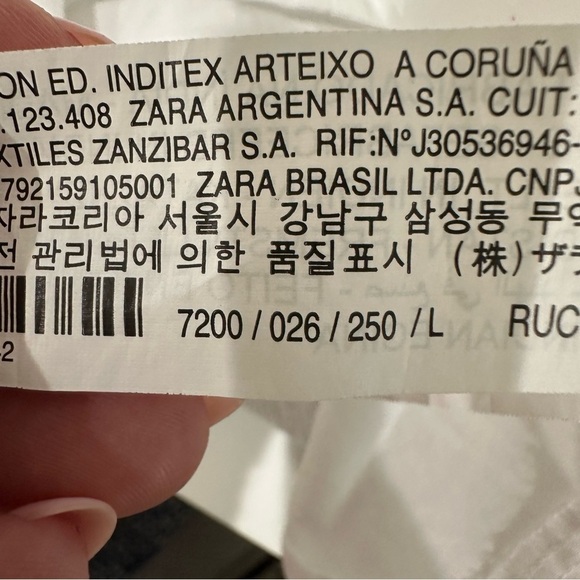 Zara Spaghetti Strap Embroidered Poplin Dress White Floral - Picture 9 of 9